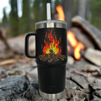 Campfire Rambler® 25oz Straw Mug with Straw Lid