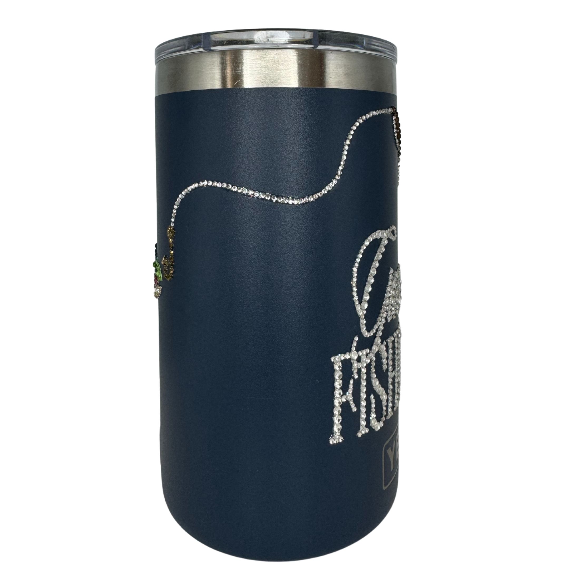 Lets Go Fishing Rambler® 24 oz Mug WITH MAGSLIDER™ LID