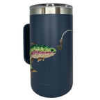 Lets Go Fishing Rambler® 24 oz Mug WITH MAGSLIDER™ LID