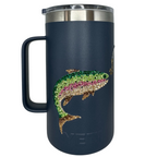Lets Go Fishing Rambler® 24 oz Mug WITH MAGSLIDER™ LID