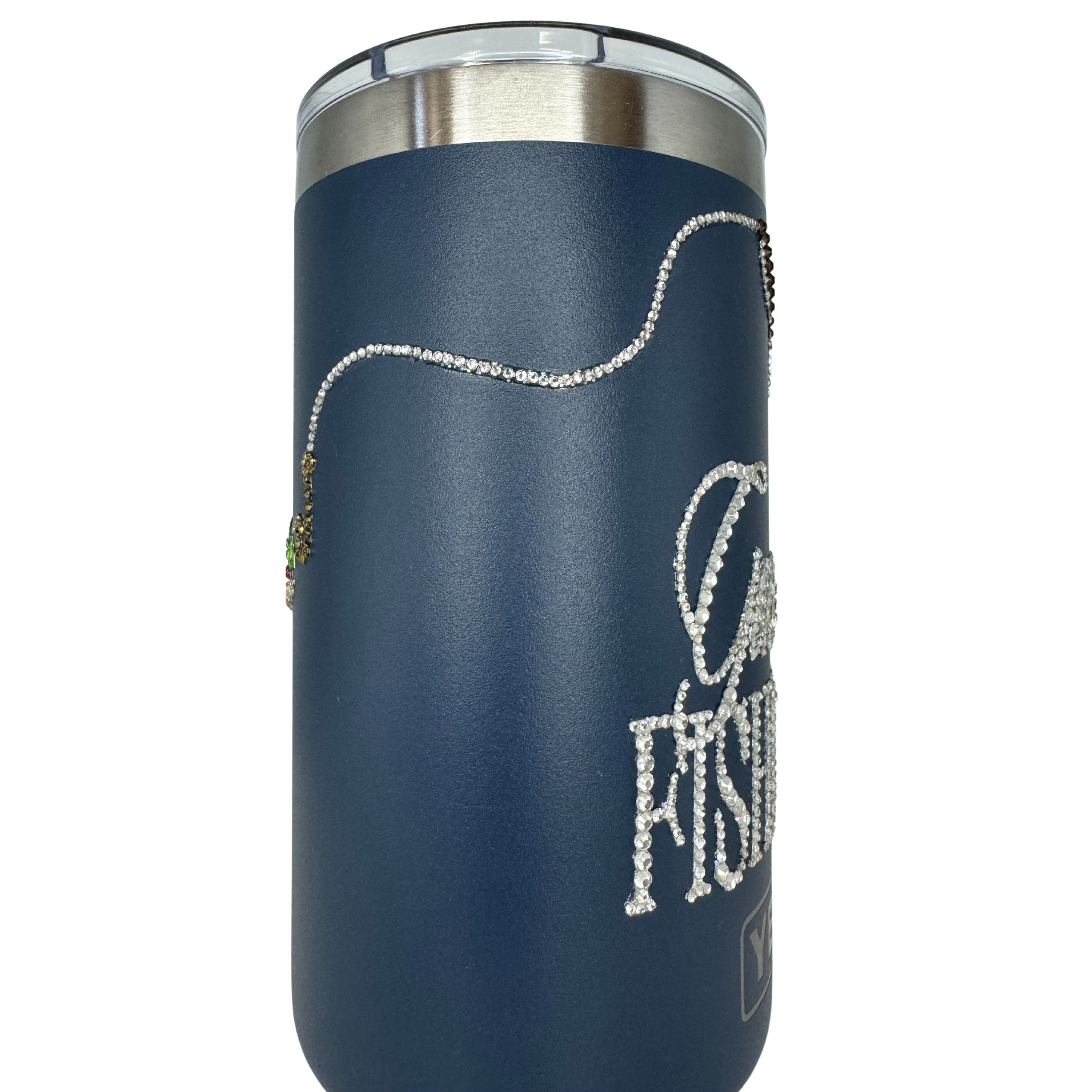 Lets Go Fishing Rambler® 24 oz Mug WITH MAGSLIDER™ LID