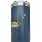 Lets Go Fishing Rambler® 24 oz Mug WITH MAGSLIDER™ LID