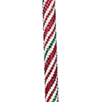 Candy Cane Swirl – Glass Rhinestone Pen | Refillable • Festive Sparkle • Fidget-Friendly