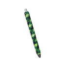 Green Buffalo Plaid – Glass Rhinestone Pen | Refillable • Cozy Pattern • Fidget-Friendly