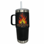 Campfire Rambler® 25oz Straw Mug with Straw Lid