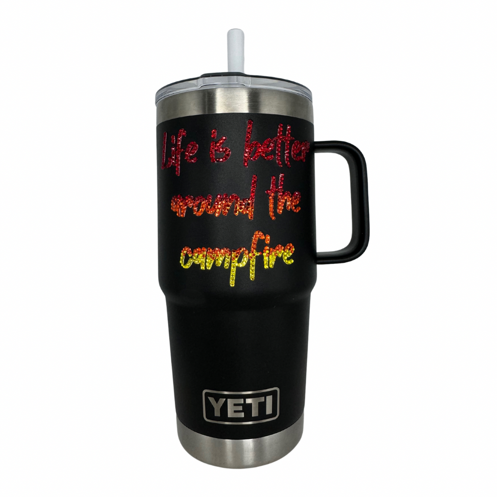 Campfire Rambler® 25oz Straw Mug with Straw Lid