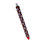 Miss America – Red, White & Blue Floral Glass Rhinestone Pen Refillable & Fidget-Friendly