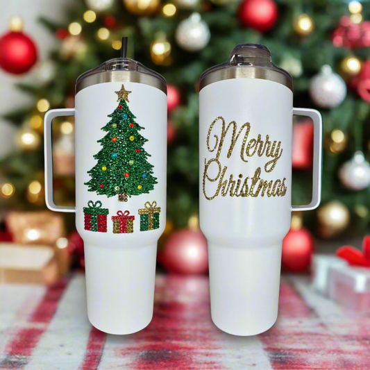 O' Christmas Tree 40 oz Stainless Steel Tumbler