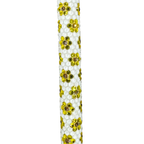 White with Yellow Floral Glass Rhinestone Pen | Refillable • Elegant Bloom • Fidget-Friendly