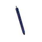 Rainbow Black – Custom Solid Color Glass Rhinestone Pen Refillable & Fidget-Friendly